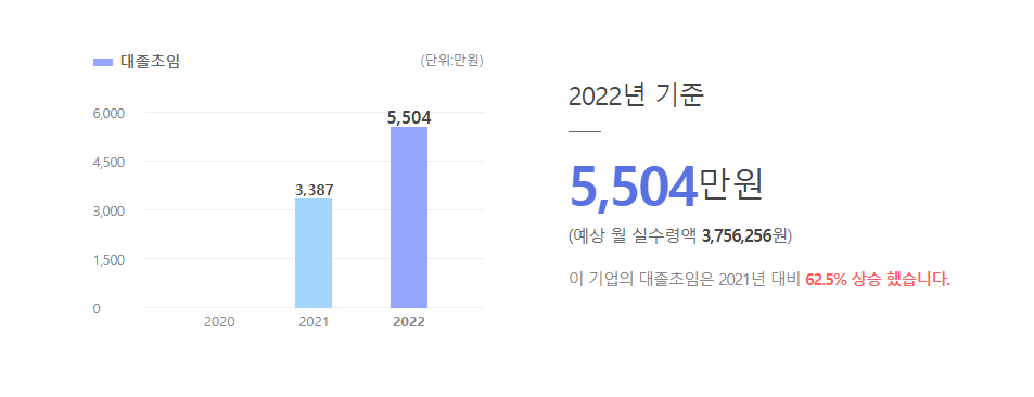블리츠웨이 대졸초임