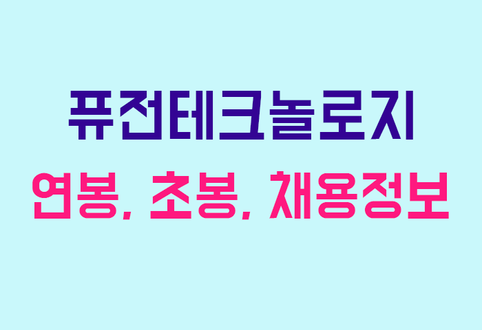 퓨전테크놀로지 연봉