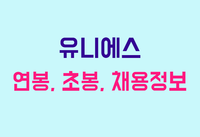 유니에스 연봉