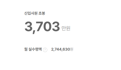캐논코리아 신입사원 초봉