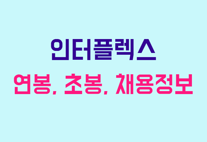 인터플렉스 연봉