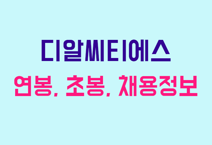 디알씨티에스 연봉