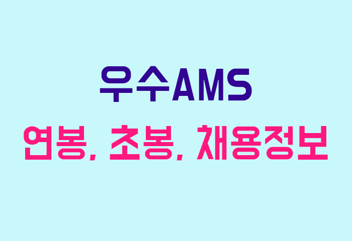 우수AMS 연봉
