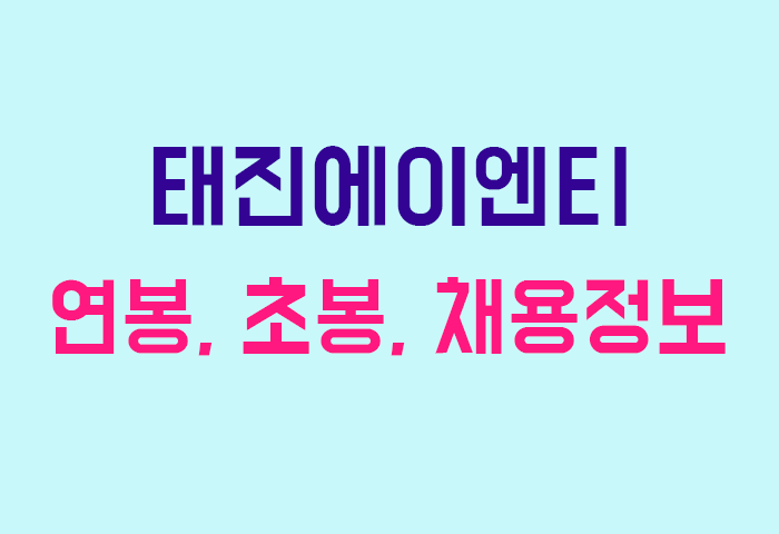 태진에이엔티 연봉