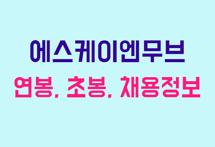 에스케이엔무브 연봉