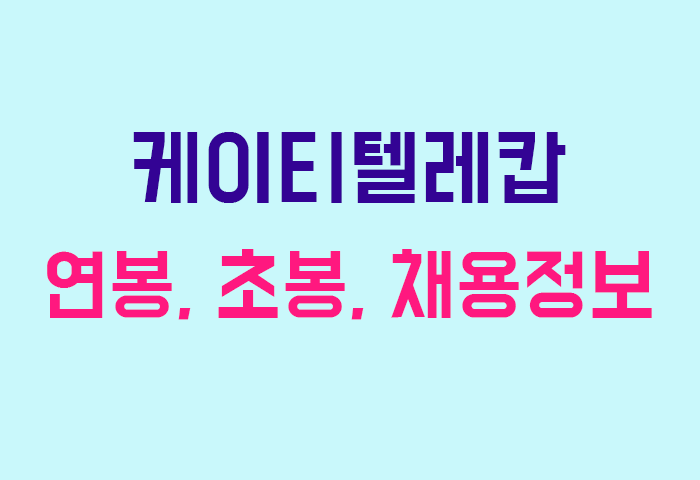케이티텔레캅 연봉