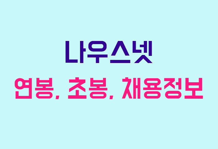 나우스넷 연봉