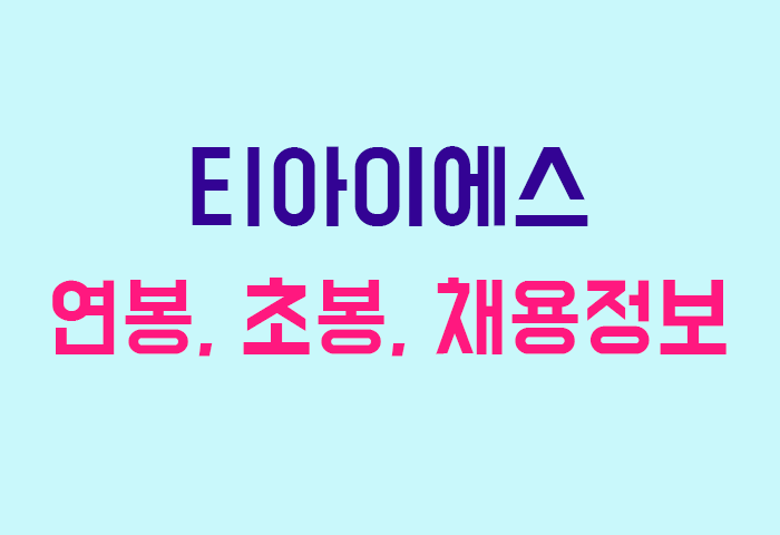 티아이에스 연봉