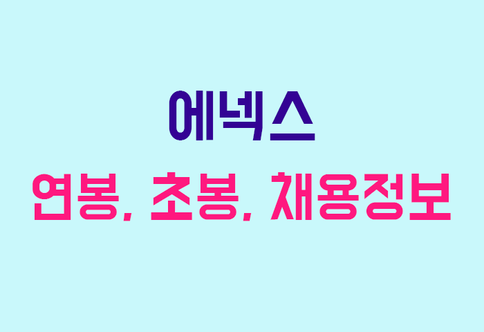 에넥스 연봉