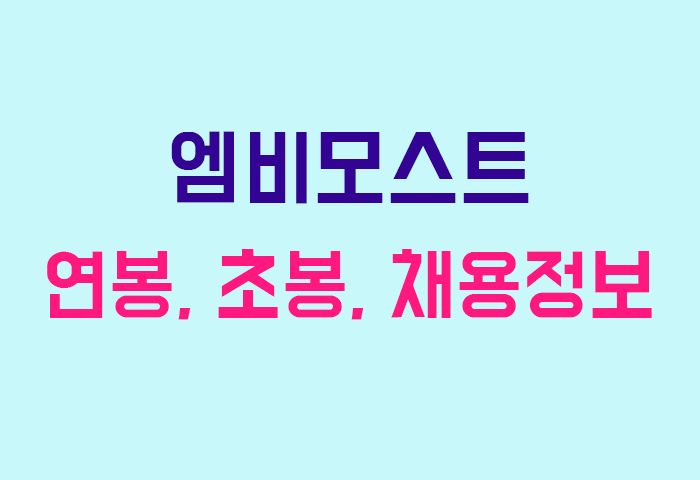 엠비모스트 연봉