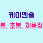 케이엔솔 연봉