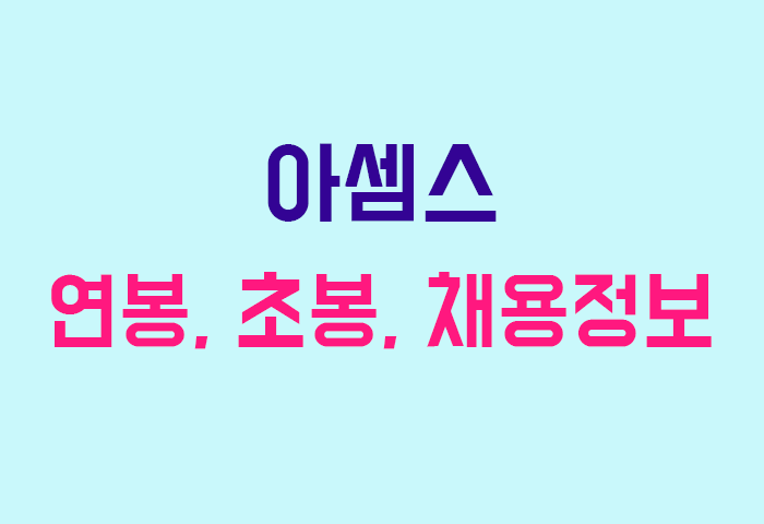 아셈스 연봉