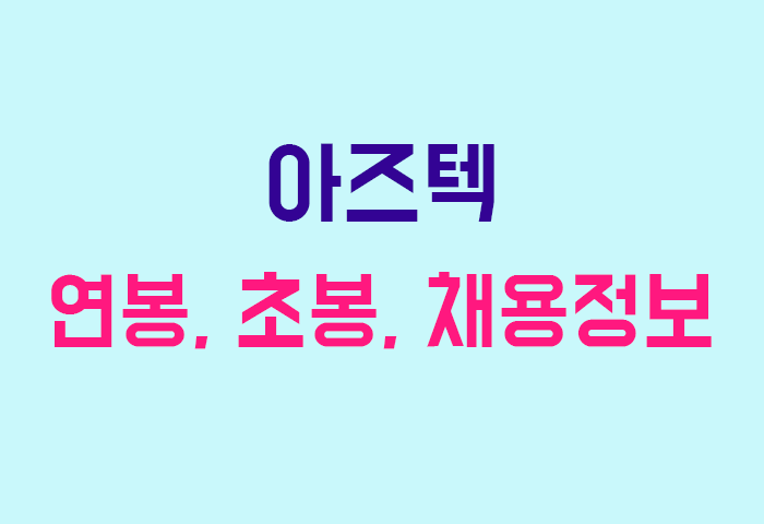 아즈텍 연봉
