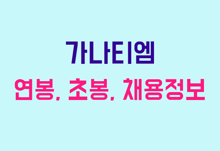 가나티엠 연봉