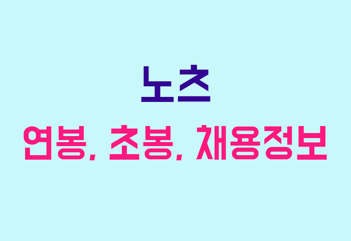 노츠 연봉
