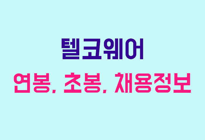 텔코웨어 연봉