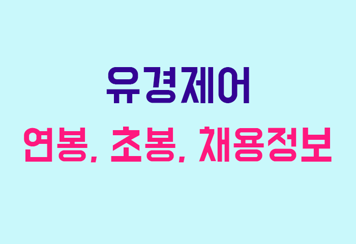 유경제어 연봉