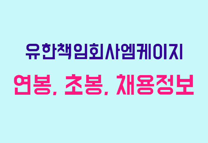 유한책임회사엠케이지 연봉