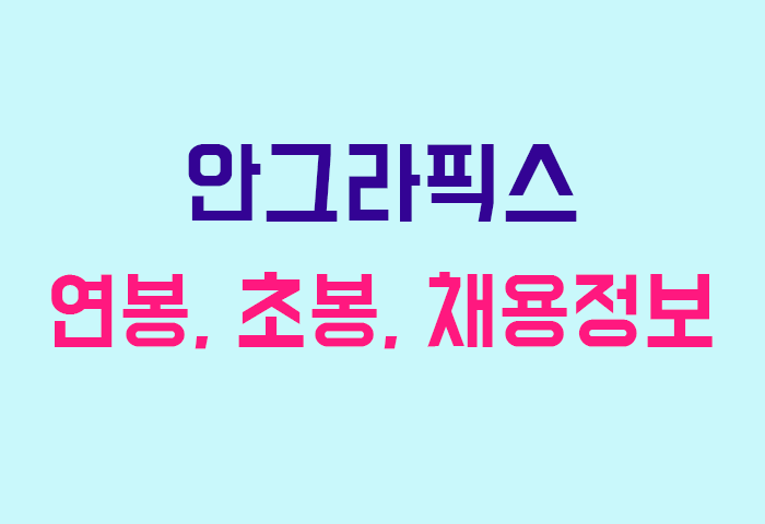 안그라픽스 연봉