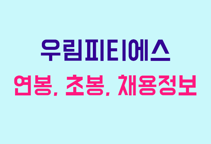 우림피티에스 연봉