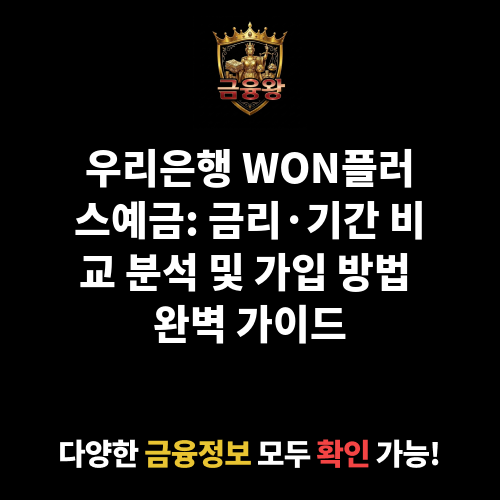 WON플러스예금 (우리은행)