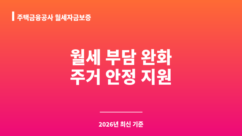주택금융공사 월세자금보증 보조 이미지 A