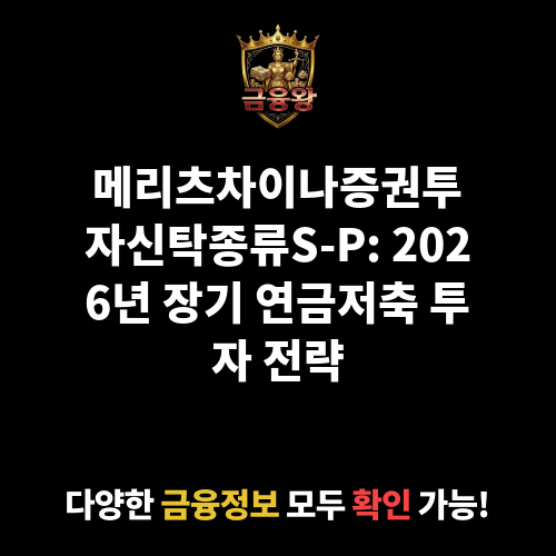 메리츠차이나증권투자신탁[주식]종류S-P (케이씨지아이자산운용 주식회사)
