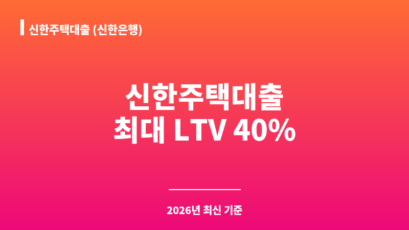 신한주택대출 (신한은행) 보조 이미지 1
