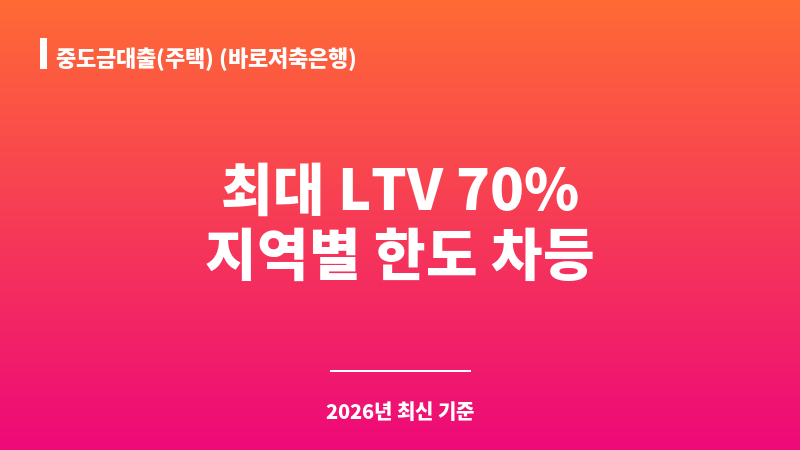 중도금대출(주택) (바로저축은행) 보조 이미지 1