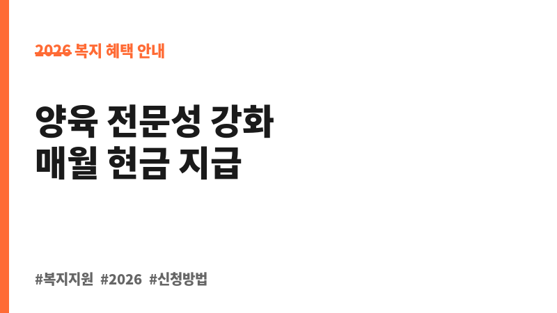 전문아동보호비 지원 보조 이미지 B