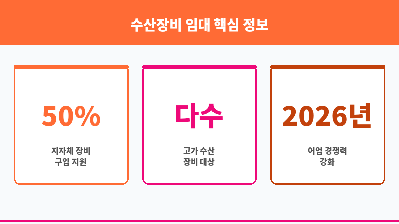 수산장비 임대 보조 이미지 3