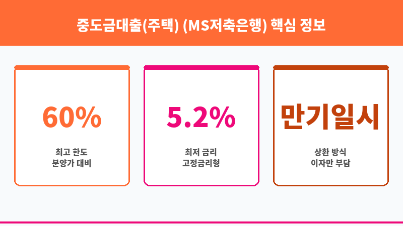 중도금대출(주택) (MS저축은행) 보조 이미지 3