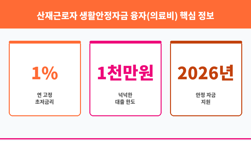 산재근로자 생활안정자금 융자(의료비) 보조 이미지 3