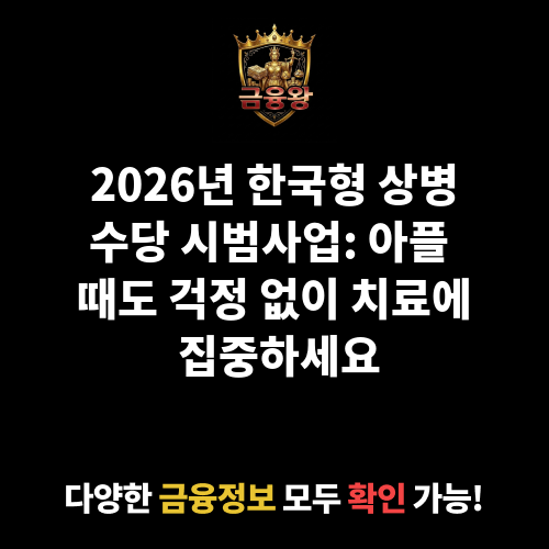 한국형 상병수당 시범사업