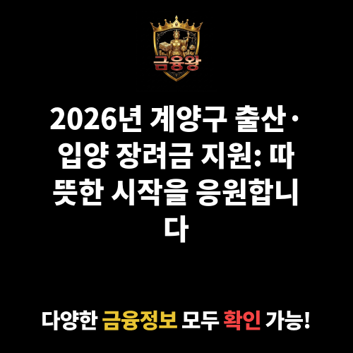출산.입양 장려금 지원