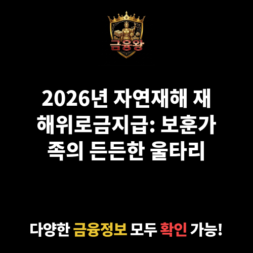 재해위로금지급