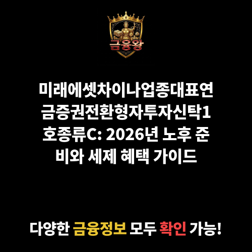 미래에셋차이나업종대표연금증권전환형자투자신탁1호(주식)종류C (미래에셋자산운용)