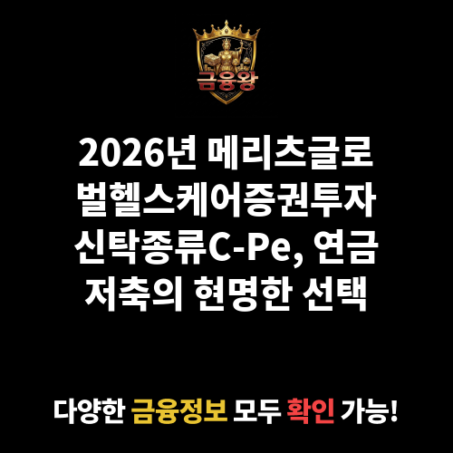 메리츠글로벌헬스케어증권투자신탁[주식]종류C-Pe (케이씨지아이자산운용 주식회사)