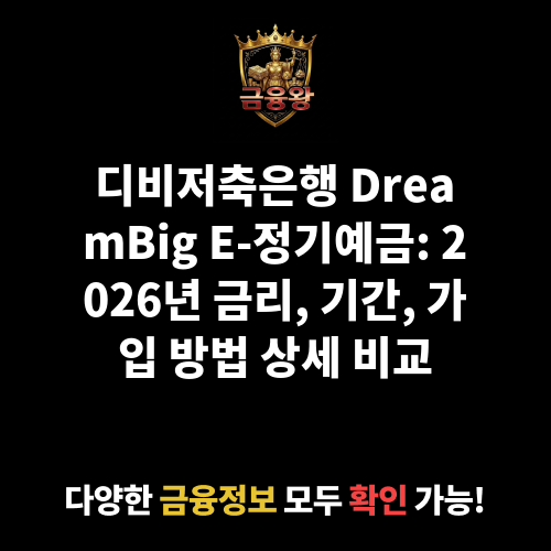 DreamBig E-정기예금 (디비저축은행)