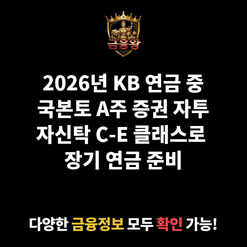 KB 연금 중국본토 A주 증권 자투자신탁(주식) C-E 클래스 (KB자산운용)