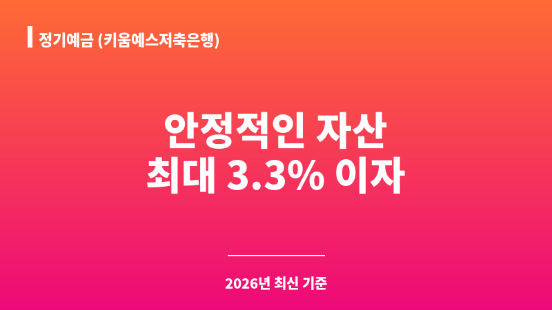정기예금 (키움예스저축은행) 보조 이미지 1