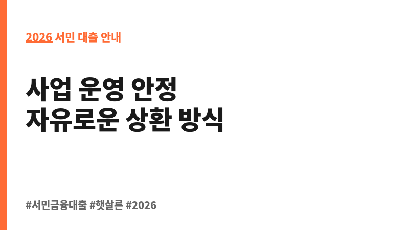 자영업자스피드대출금 보조 이미지 2