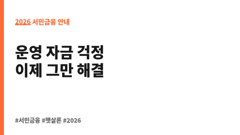 울산광역시 소상공인 경영안정자금 보조 이미지 2