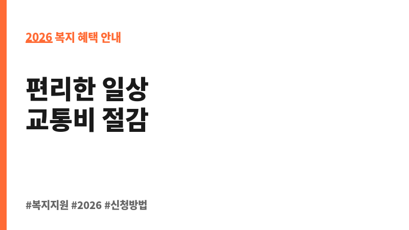 교통시설 이용지원(버스, 고속철도, 내항여객선) 보조 이미지 2
