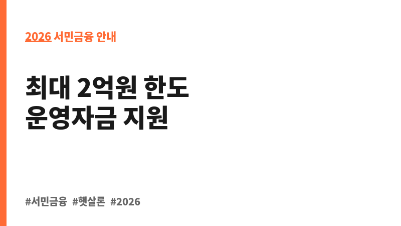 서울시 중소기업 육성자금 지원(운전_재해중소기업자금) 보조 이미지 2