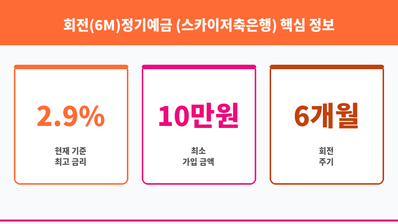 회전(6M)정기예금 (스카이저축은행) 보조 이미지 3