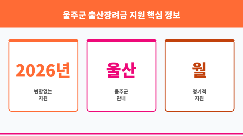 울주군 출산장려금 지원 보조 이미지 3