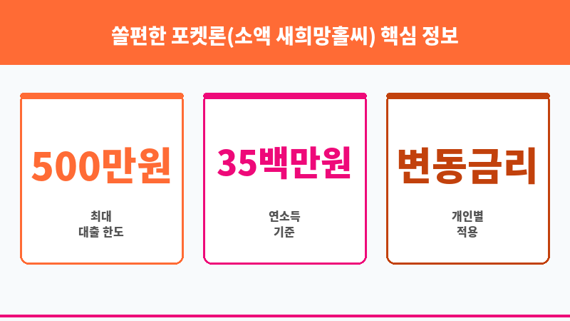 쏠편한 포켓론(소액 새희망홀씨) 보조 이미지 3