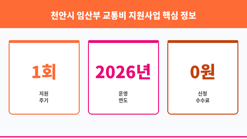 천안시 임산부 교통비 지원사업 보조 이미지 3