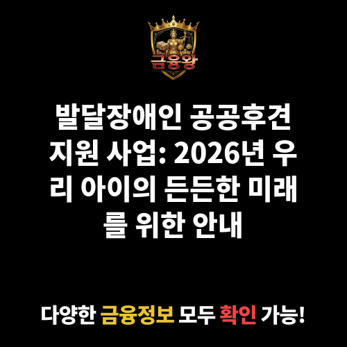 발달장애인 공공후견지원 사업